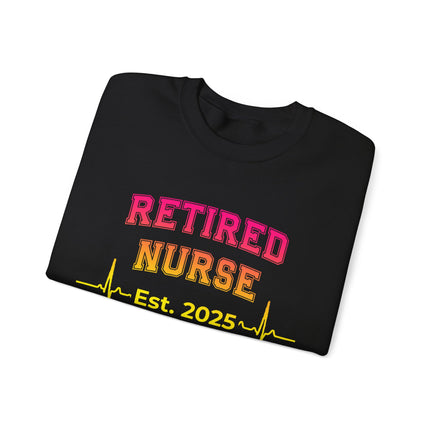 Retired Nurse Est. 2025 Sweatshirt