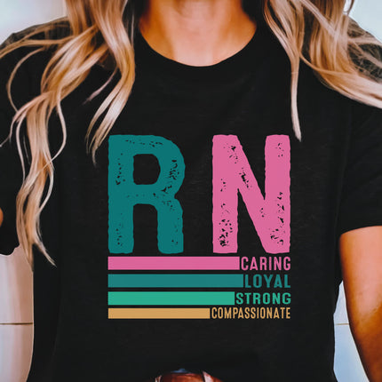 RN Character Chart Tee