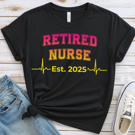 Retired Nurse Est. 2025 Tee